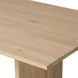 Emerald Modern Classic Bleached Oak Rectangular Dining Table - 96"|