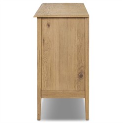 Adelaide Modern Classic Brown Aged Oak Media Console - 87"|