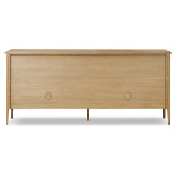 Adelaide Modern Classic Brown Aged Oak Media Console - 87"|