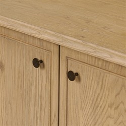 Adelaide Modern Classic Brown Aged Oak Media Console - 87"|