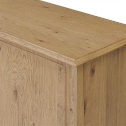 Adelaide Modern Classic Brown Aged Oak Media Console - 87"|