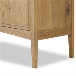 Adelaide Modern Classic Brown Aged Oak Media Console - 87"|