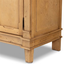 Marjorie French Country Bleached Wood Sideboard|