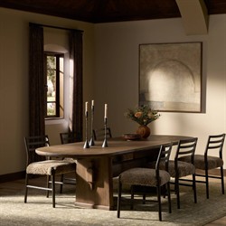 Melina Rustic Lodge Weathered Acacia Extendable Dining Table -  84-120"|