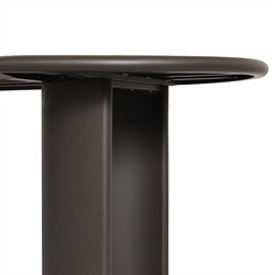 Paris Rustic Lodge Bronze Aluminum Outdoor Oval Dining Table - 94"|