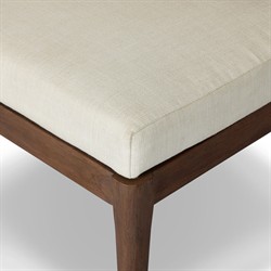 Russ Coastal Beach Toasted Brown Teak Outdoor Dining Chair|