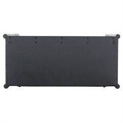 Saxon Modern Classic Black Iron Display Case|