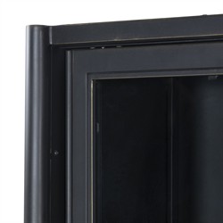 Saxon Modern Classic Black Iron Display Case|