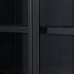 Saxon Modern Classic Black Iron Display Case|