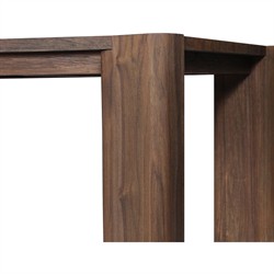 Soho Coastal Beach Brown Teak Rectangular Outdoor Dining Table - 86"|