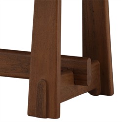 Oriven Rustic Lodge Natural Mango Wood Rectangular Dining Table - 92"|