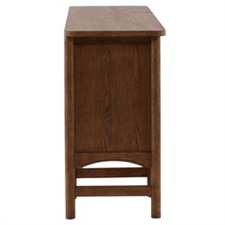 Solynne Updated Traditional Brown Wood Sideboard|
