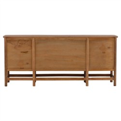 Solynne Updated Traditional Brown Wood Sideboard|