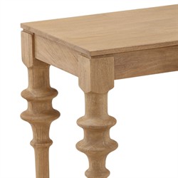 Elena Updated Traditional Natural Mango Wood Desk|