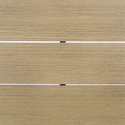 Darla Coastal Beach Natural Wood Rectangular Outdoor Coffee Table|