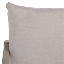 Darla Coastal Beach Grey Woven Outdoor Sofa - 82"|