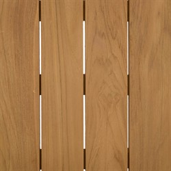 Fiora Coastal Beach Natural Teak Wood Round Outdoor Coffee Table|