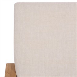 Camila Coastal Beach Natural Teak Outdoor Chaise Lounge|