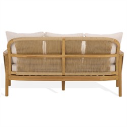 Nina Coastal Beach Natural Teak Outdoor Sofa - 69"|