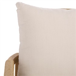 Nina Coastal Beach Natural Teak Outdoor Sofa - 69"|