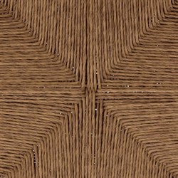 Ramon Coastal Beach Natural Faux Rattan Woven Outdoor Bar Stool - Set of 2|