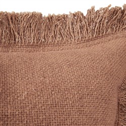 Danica Modern Classic Brown Linen Decorative Throw Pillow - 22x22|