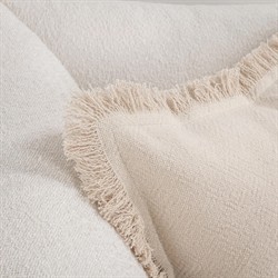 Danica Modern Classic Beige Linen Decorative Throw Pillow - 22x22|