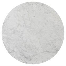 Teddie Rustic Lodge White Marble Black Oak Wood Round End Table|