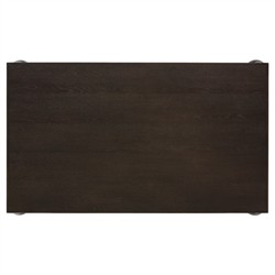 Century Cadence Updated Traditional Brown Oak Rectangular Coffee Table|