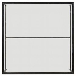 Century Logan Modern Classic Bronze Metal Square Coffee Table|