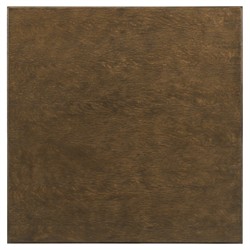 Aurora Modern Classic Brown Ash Wood Square Coffee Table|