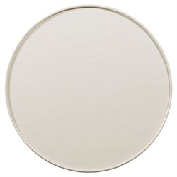 Stacey Modern Classic Cream Wood Round Side Table|