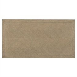 Summit Modern Classic Vintage Brown Wood Rectangular Coffee Table|