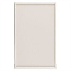 Swedish Updated Traditional Cream Wood Rectangular Side Table|