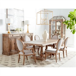 Massimo Updated Traditional Brown Pine Wood Display Cabinet|