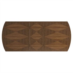 Gatlin Traditional Brown Wood Rectangular Extendable Dining Table - 82-102"|