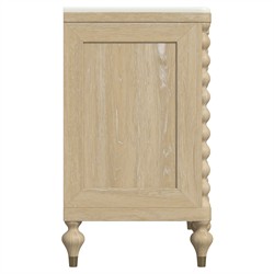 Eren Updated Traditional Light Brown Wood Spindle Sideboard|