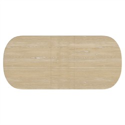 Eren Traditional Light Brown Wood Rectangular Extendable Dining Table - 82-102"|