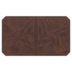 Ashton Updated Traditional Dark Brown Wood Extendable Dining Table - 94-134"|