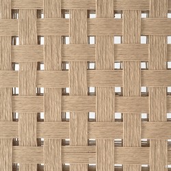 Amael Coastal Beach Brown Wood Woven Rope Dining Chair|