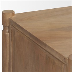 Joffrey Updated Traditional Brown Wood Sideboard|