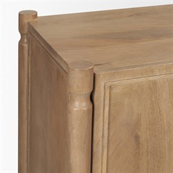 Joffrey Updated Traditional Brown Wood Sideboard|