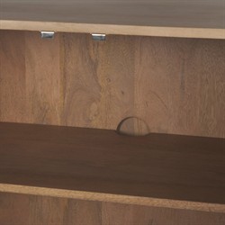 Joffrey Updated Traditional Brown Wood Bookcase|