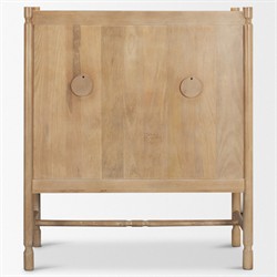 Joffrey Updated Traditional Brown Wood Bar Cabinet|