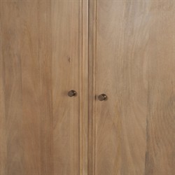 Joffrey Updated Traditional Brown Wood Bar Cabinet|