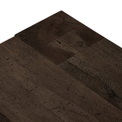 Oliver Rustic Lodge Dark Brown Oak Rectangular Coffee Table|