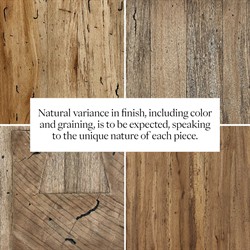 Oliver Rustic Lodge Brown Oak Rectangular Coffee Table|