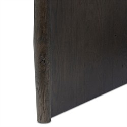 Genesis Rustic Lodge Black Oak Rectangular Coffee Table|
