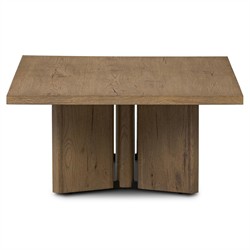 Jonathan Rustic Lodge Light Brown Oak Rectangular Coffee Table|