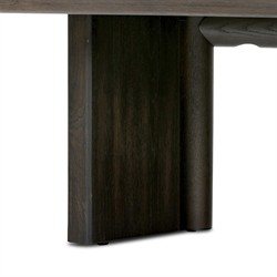 Jonathan Rustic Lodge Smoked Black Oak Rectangular Coffee Table|